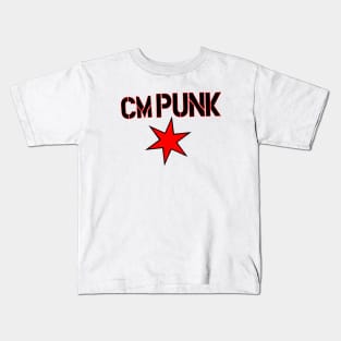 CM Punk Six Stars Kids T-Shirt